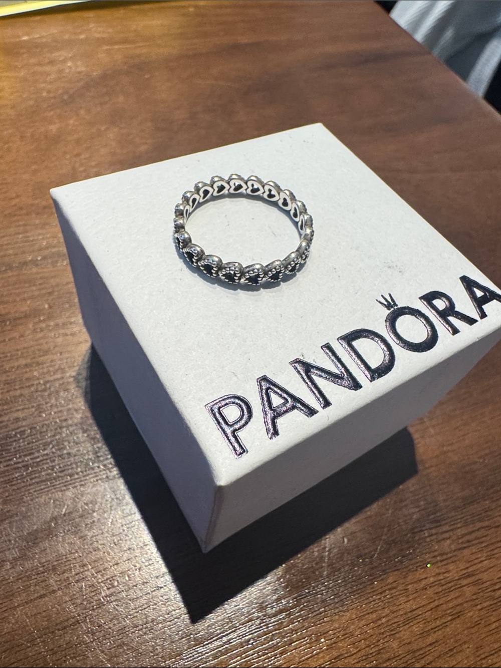 Pandora Band of Hearts Ring